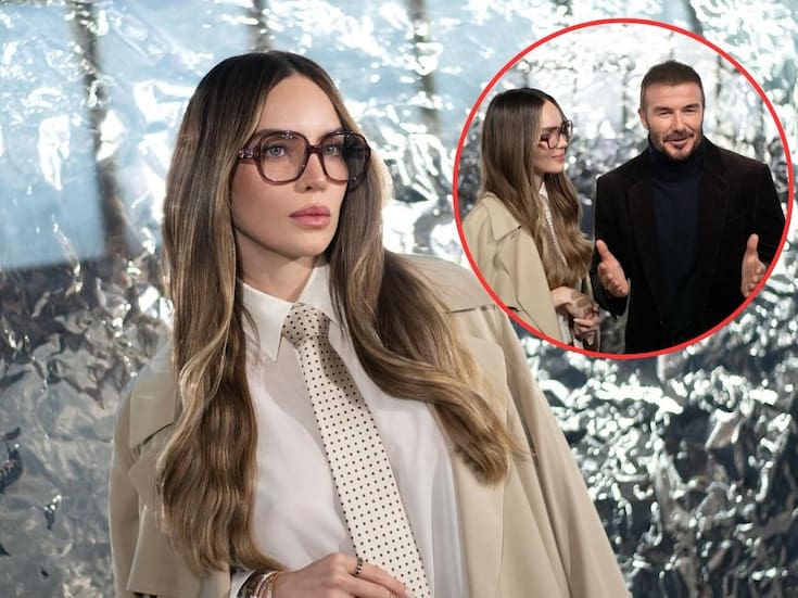 Así fue su encuentro entre Belinda y David Beckham en la Milan Fashion Week 2025