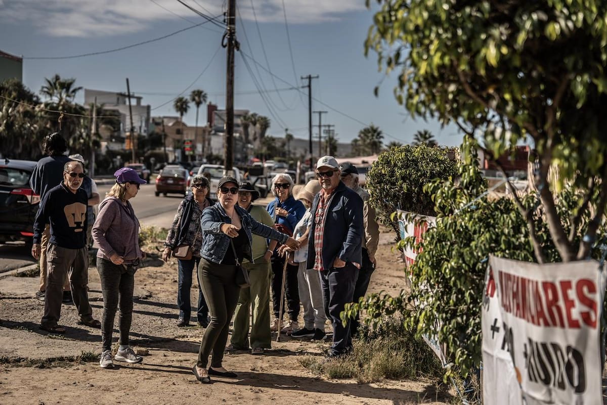 Vecinos rechazan proyecto habitacional en Cañada Azteca por tráfico, saturación de servicios y posible impacto ambiental. Foto: BorderZoom
