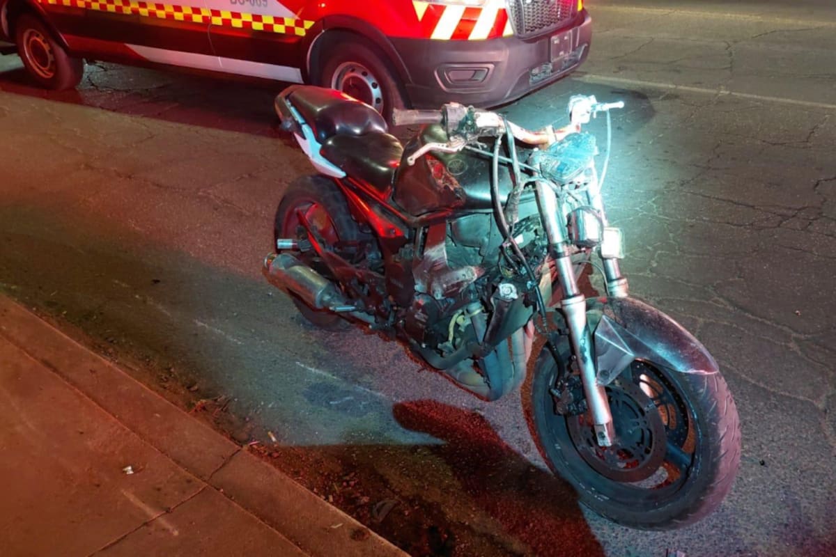 Muere motociclista tras choque en la colonia Insurgentes Oeste