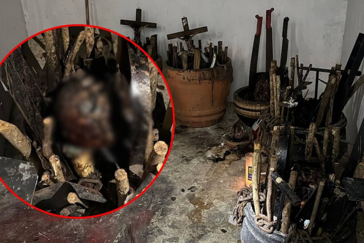 Encuentran altar con restos humanos en casa de excolaborador de Cuauhtémoc Blanco