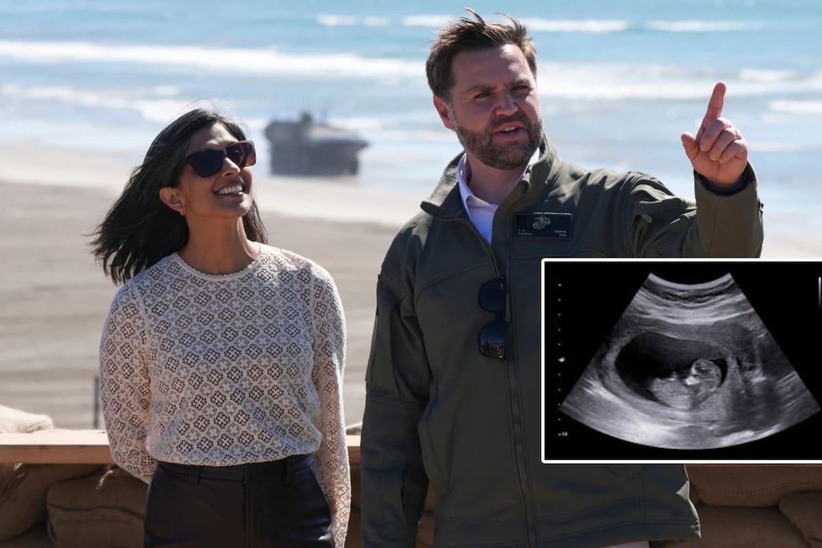Usha y JD Vance, vicepresidente de Estados Unidos, anuncian que están esperando el nacimiento de su cuarto hijo