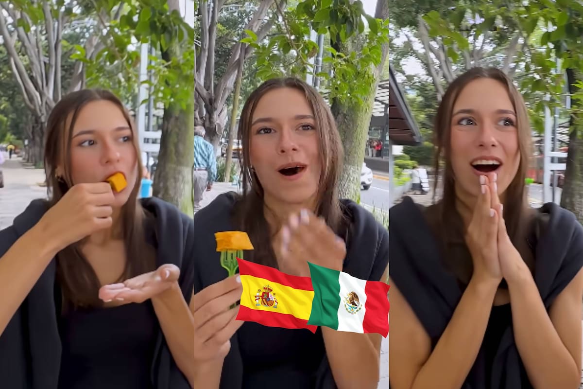 Española prueba el mango mexicano por primera vez y su reacción se hace viral: “Es lo mejor que he probado en mi vida… en España son verdes”