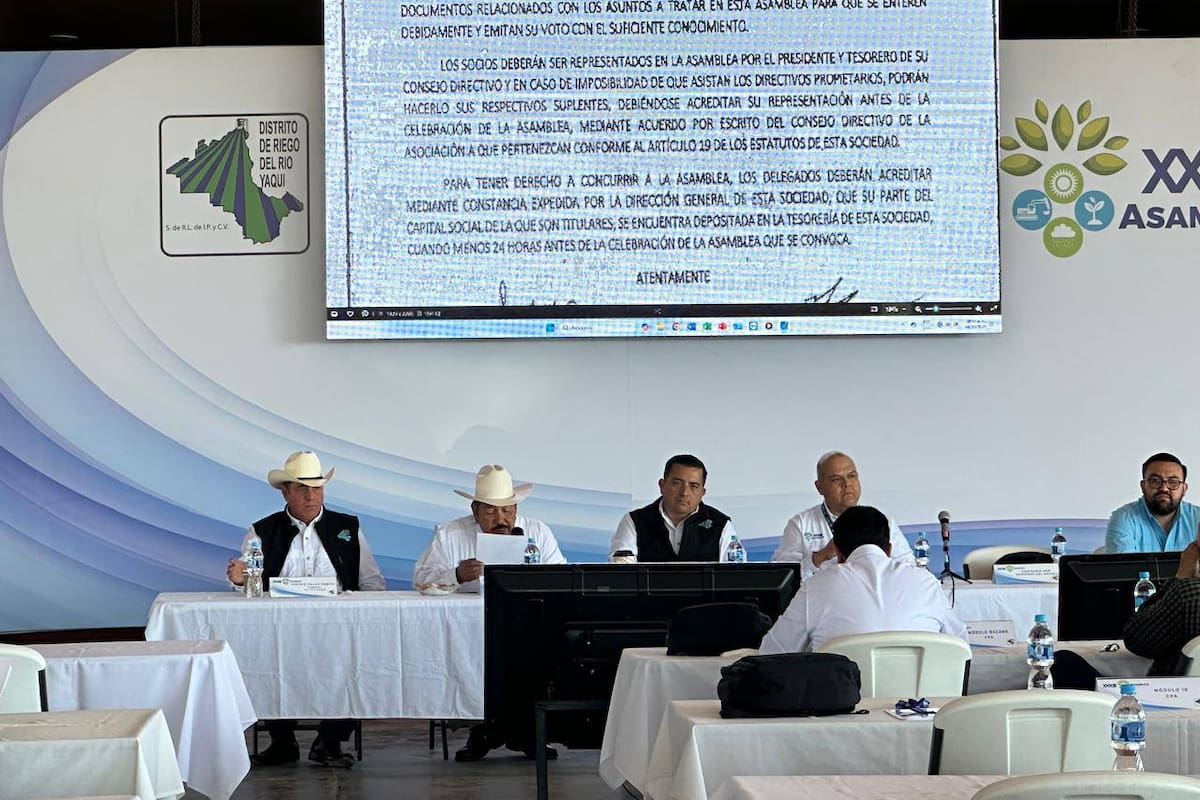 Definen a la nueva administración del Distrito de Riego del Río Yaqui