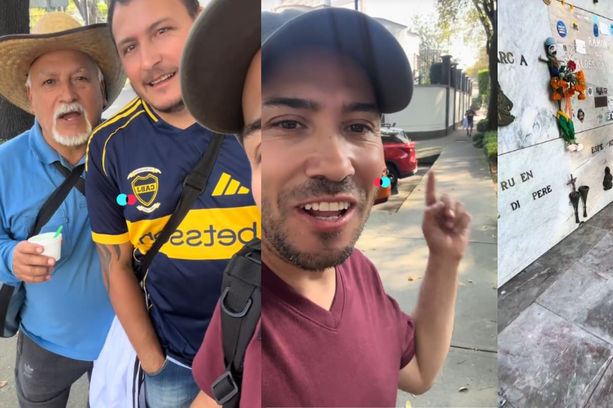 Turista argentino llora tras cumplir su sueño: visitar la verdadera casa de Chespirito en CDMX