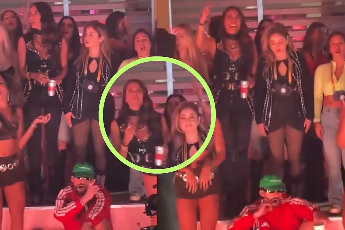 Galilea Montijo y Karol Sevilla comparten junto a Bad Bunny en “La Casita” durante su show en la CDMX