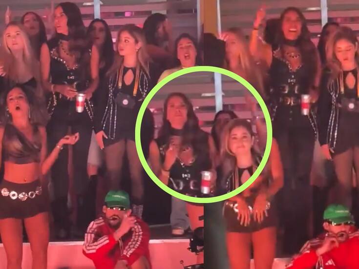 Galilea Montijo y Karol Sevilla comparten junto a Bad Bunny en “La Casita” durante su show en la CDMX