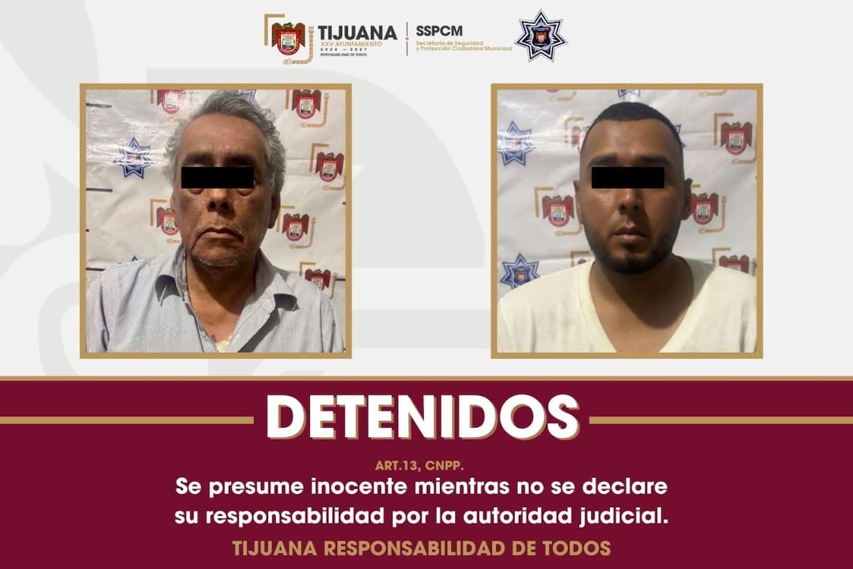 Aseguran a dos personas como presuntos responsables de homicidio