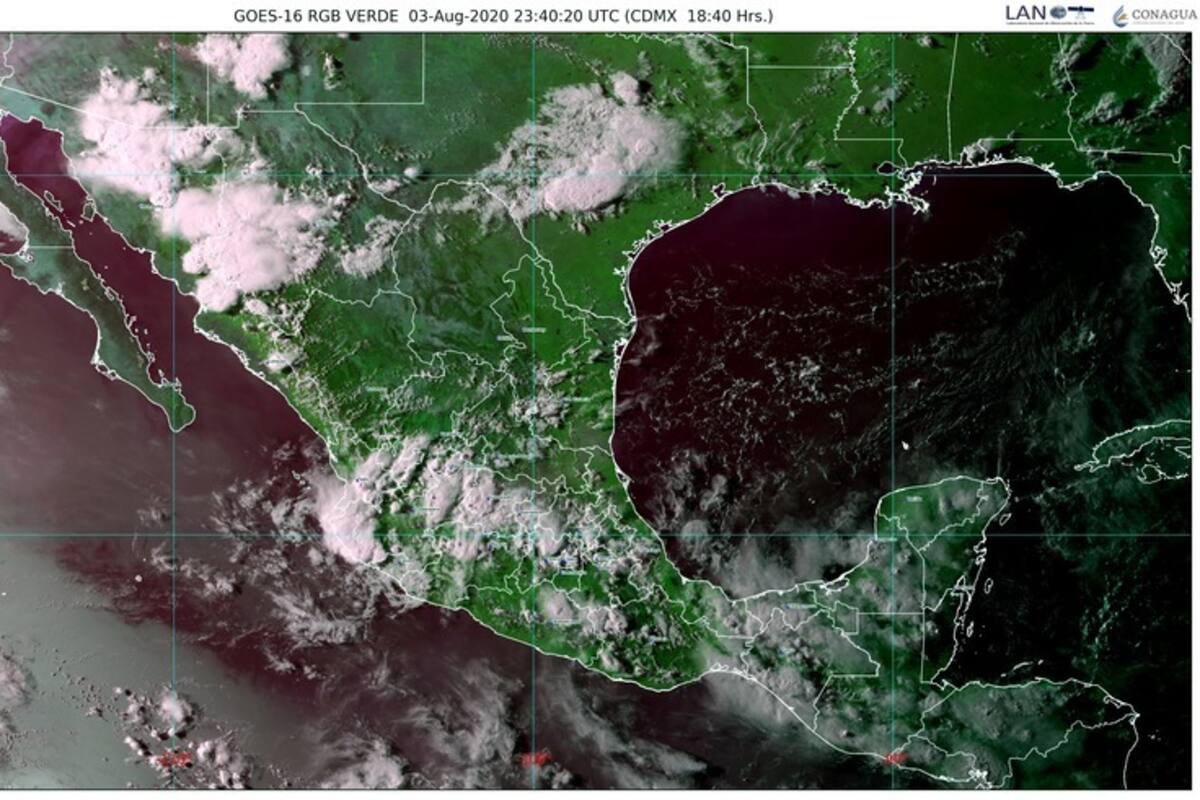 Clima: Esta noche, se pronostican lluvias intensas para Campeche, Chiapas y Tabasco