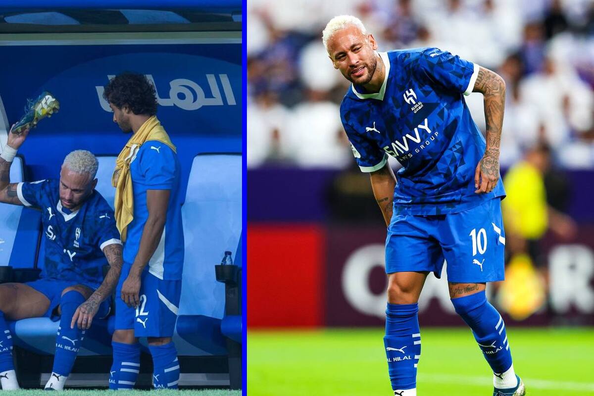 Preocupación en Al Hilal: Neymar sale lesionado tras solo 30 minutos en la cancha