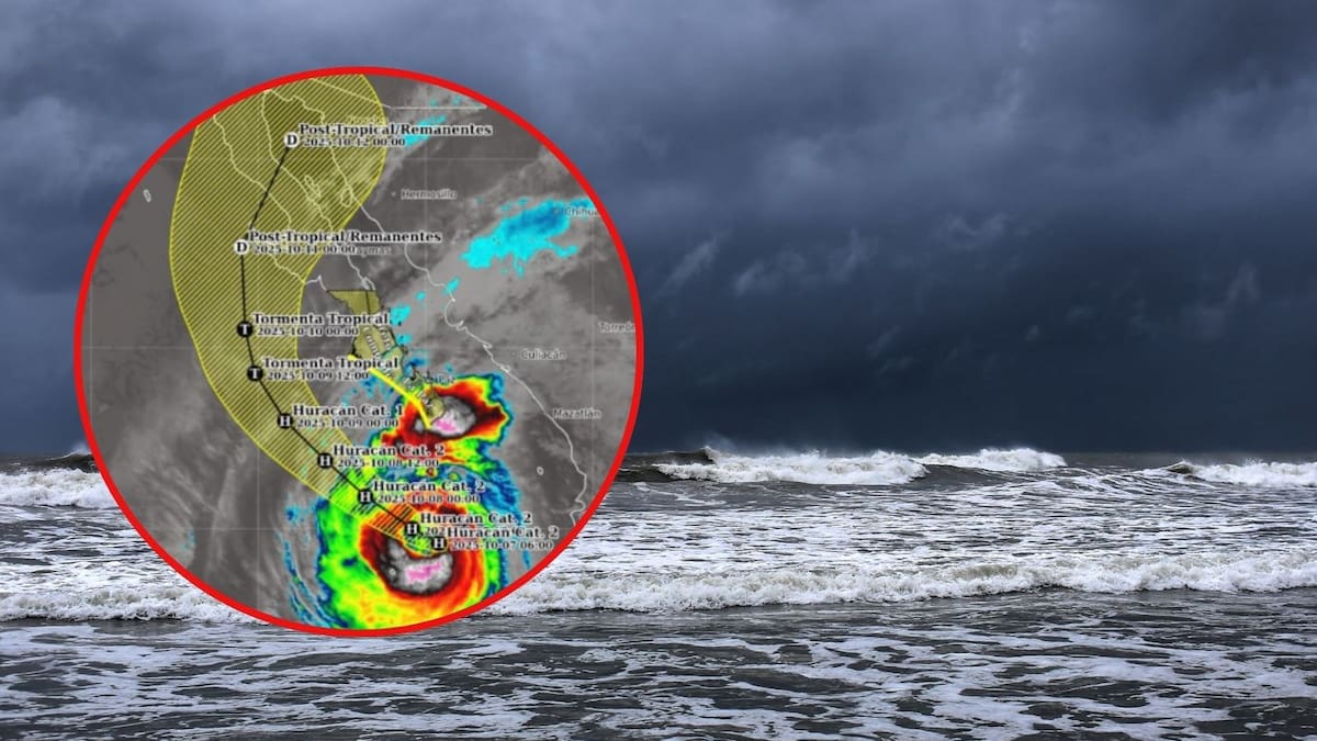 Huracán Priscilla ya es categoría 2 y está muy cerca de Cabo San Lucas; alcanza vientos de 195 km/h