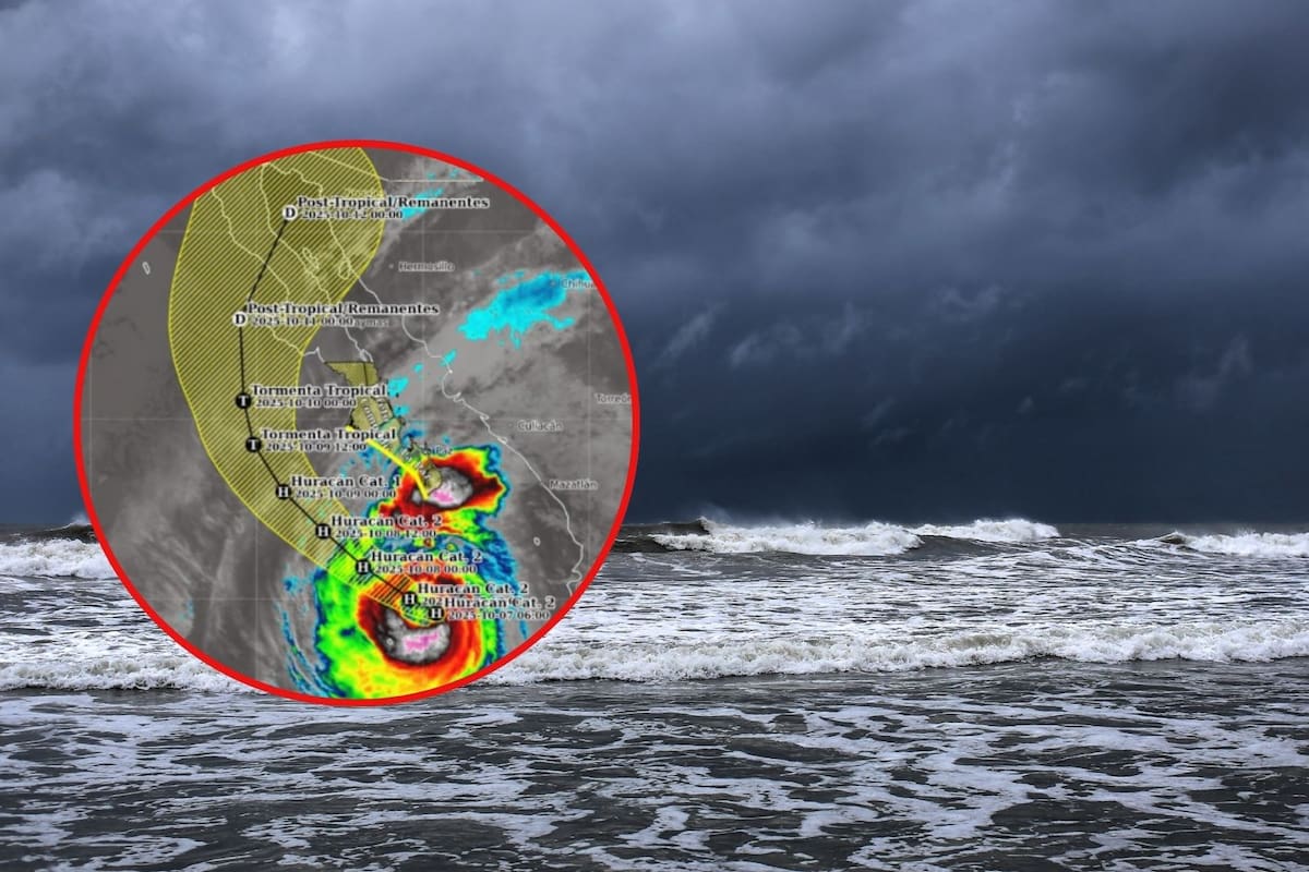 Huracán Priscilla ya es categoría 2 y está muy cerca de Cabo San Lucas; alcanza vientos de 195 km/h