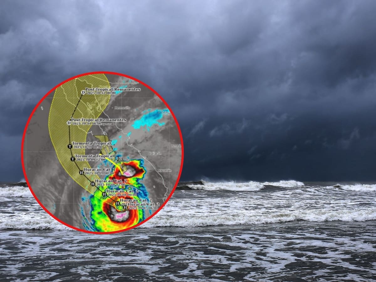 En esa región podrían registrarse lluvias de hasta una pulgada, mientras que en el suroeste de Estados Unidos las precipitaciones serán más intensas. Crédito: SMN/Canva