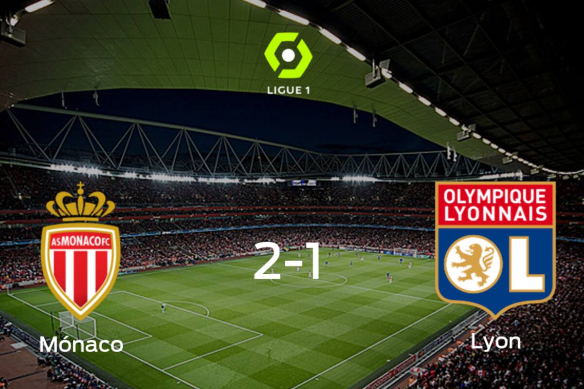 AS Mónaco se impone por 2-1 a Olympique Lyon