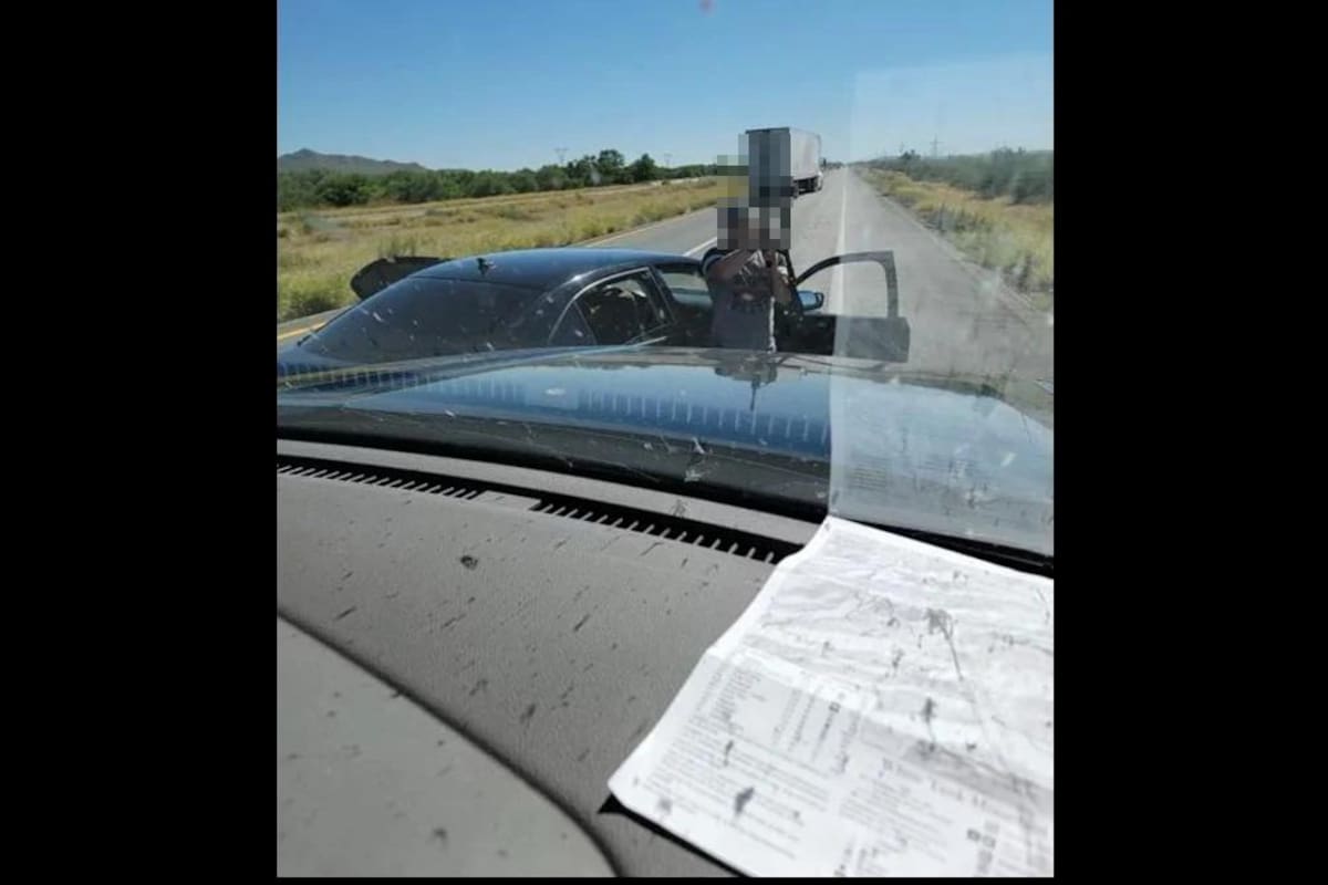 Encañonan a familia estadunidense en Santa Ana y logra huir entre disparos