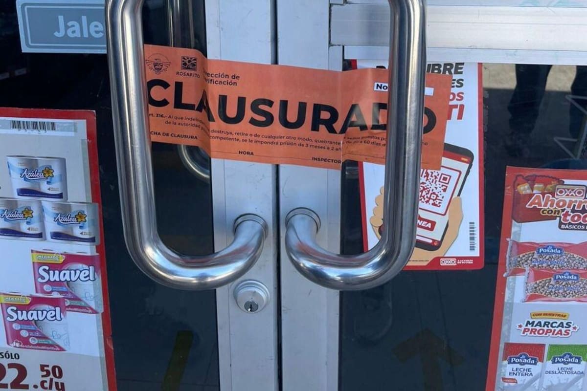 Por incumplir con el Programa de Protección Civil, ayuntamiento de Rosarito clausuró seis tiendas Oxxo