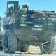 Vehículo militar estadounidense transportado al Sur de Arizona