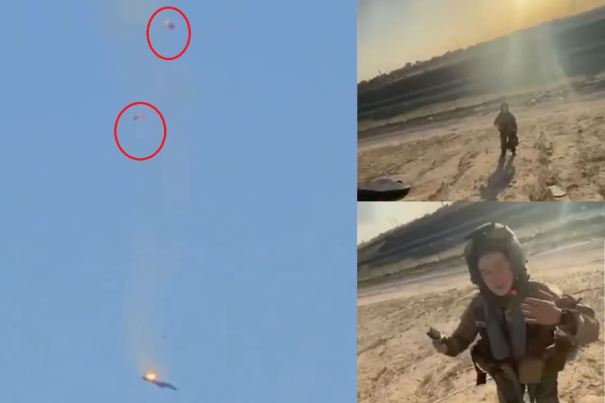 Habitantes de Kuwait ayudan a un piloto de Estados Unidos tras el derribo accidental de sus aviones en un incidente de “fuego amigo”