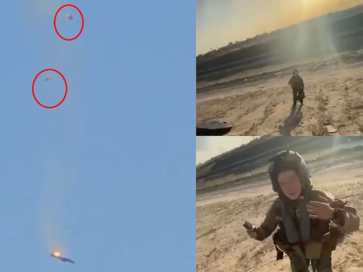 Habitantes de Kuwait ayudan a un piloto de Estados Unidos tras el derribo accidental de sus aviones en un incidente de “fuego amigo”