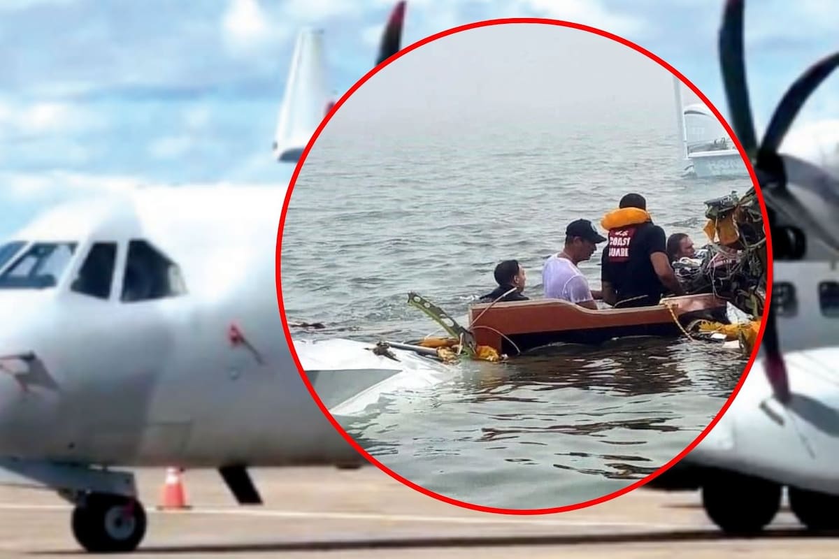 Avión de la Secretaría de Marina llega a Galveston para coordinar la repatriación de mexicanos fallecidos en el accidente aéreo del 22 de diciembre