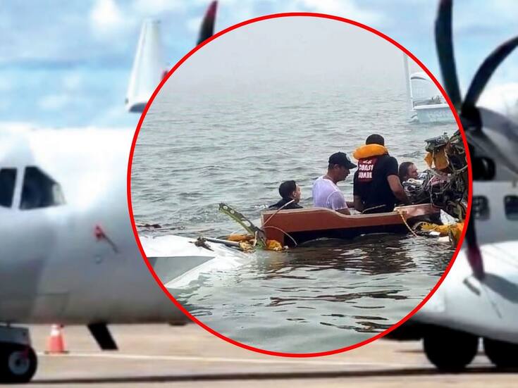 Avión de la Secretaría de Marina llega a Galveston para coordinar la repatriación de mexicanos fallecidos en el accidente aéreo del 22 de diciembre
