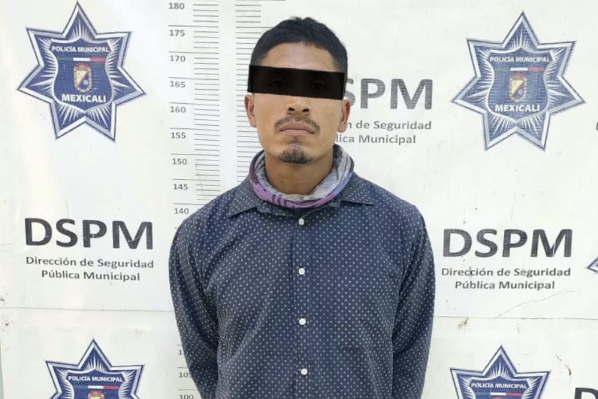 Detienen en Quintas del Rey a hombre con navaja y orden de aprehensión por violencia familiar