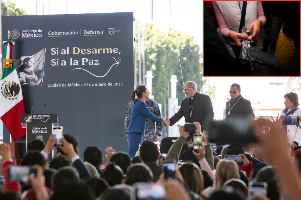 México inicia programa de desarme voluntario en la Basílica de Guadalupe, buscando reducir la violencia