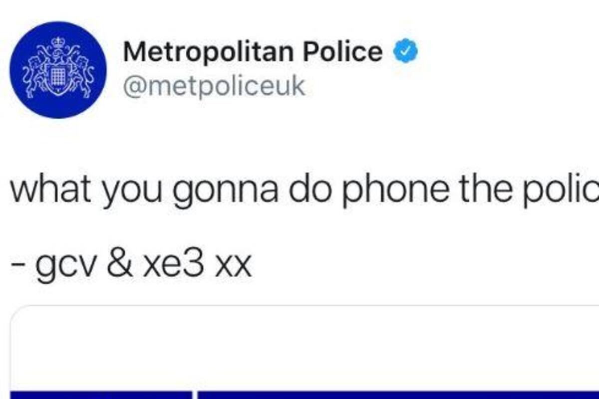 Hackean Twitter de la policía de Londres