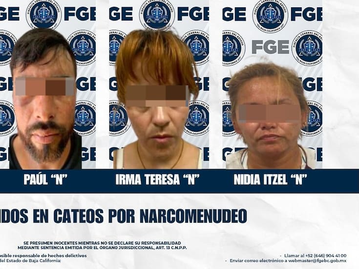Detienen a cuatro por narcomenudeo