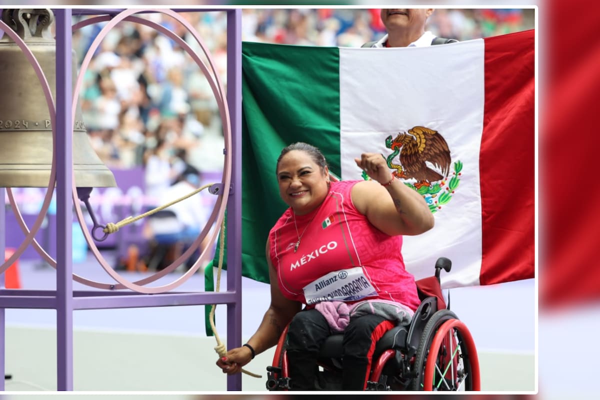 Gloria Zarza se lleva el primer oro para México en los Paralímpicos de París 2024