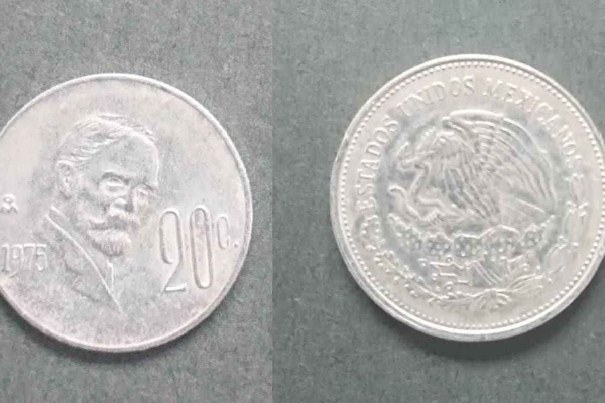 Características de la moneda de 20 centavos de Francisco I. Madero que se ofrece hasta por 55 mil pesos en internet