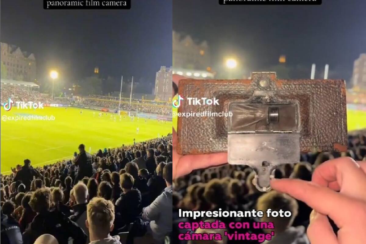 Fotógrafo captura partido con cámara de 130 años y el resultado sorprende a usuarios