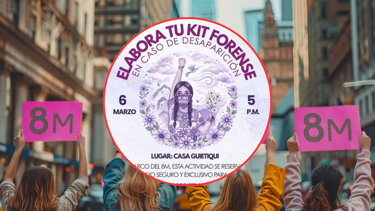 En Oaxaca, un taller para “elaborar kit forense en caso de desaparición” por el 8M generó críticas y terminó con la destitución de una funcionaria y la cancelación del evento