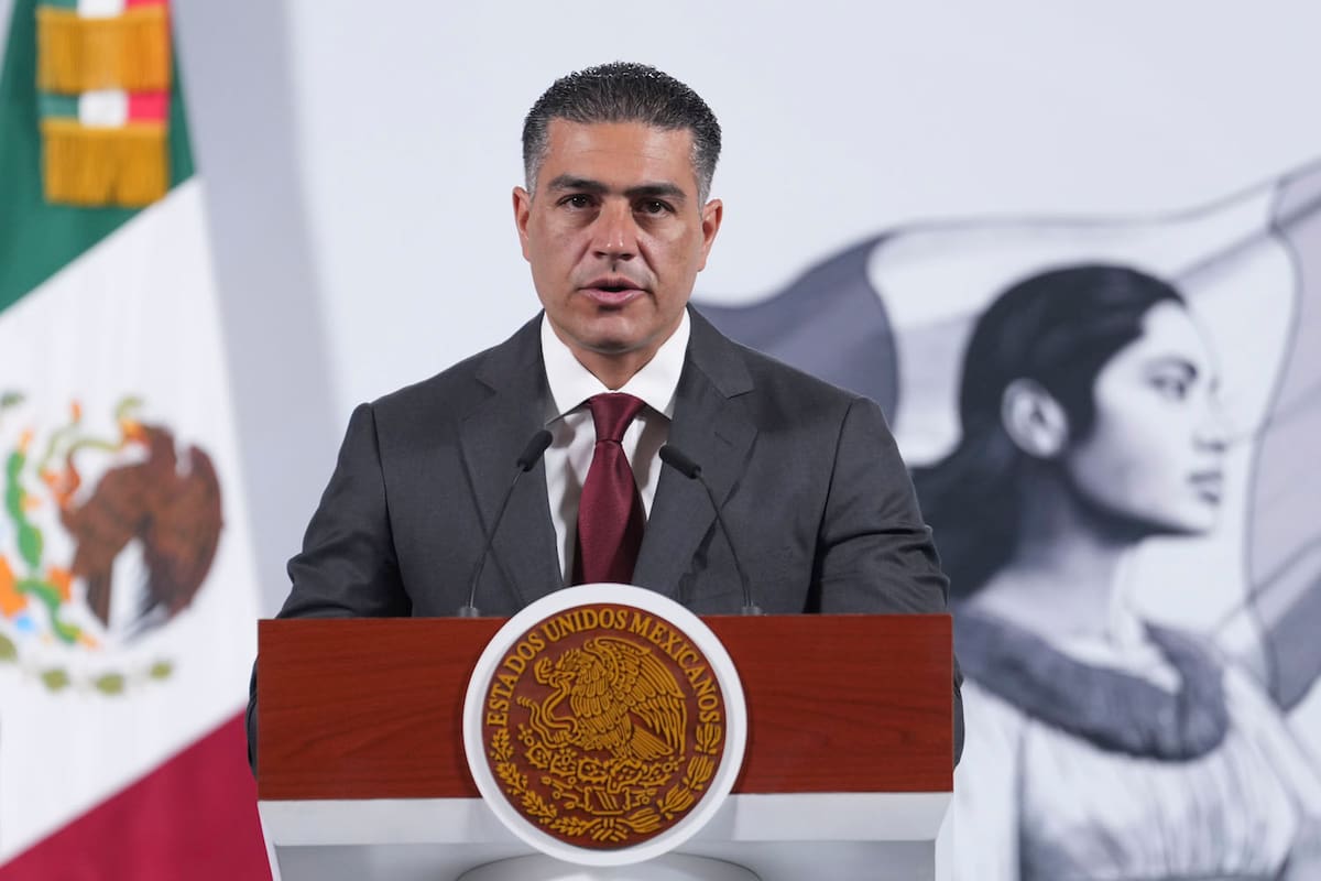 Cuauhtémoc, Ciudad de México. Omar García Harfuch, secretario de Seguridad y Protección Ciudadana. Foto: Hazel Cárdenas/Presidencia