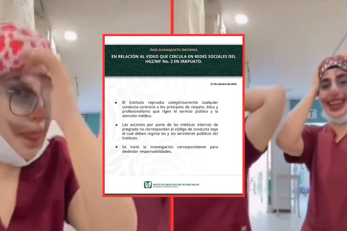 IMSS Guanajuato investiga a médicas internas por video con filtro de payaso en el que se burlan de paciente