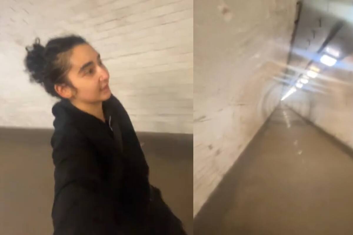 Joven recorre un camino aterrador y se hace viral en TikTok