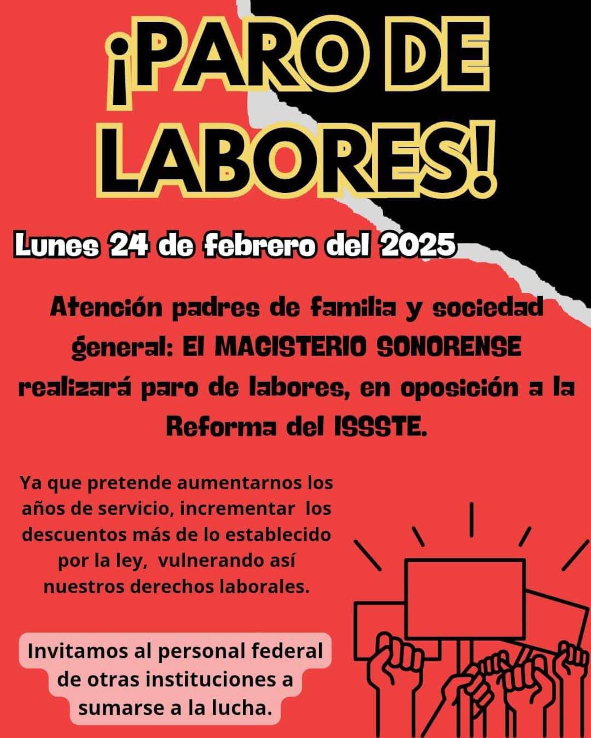 Maestros afirman que la reforma a ley del ISSSTE aumenta los años de servicio y los descuentos salariales, afectando su derecho a una jubilación digna.