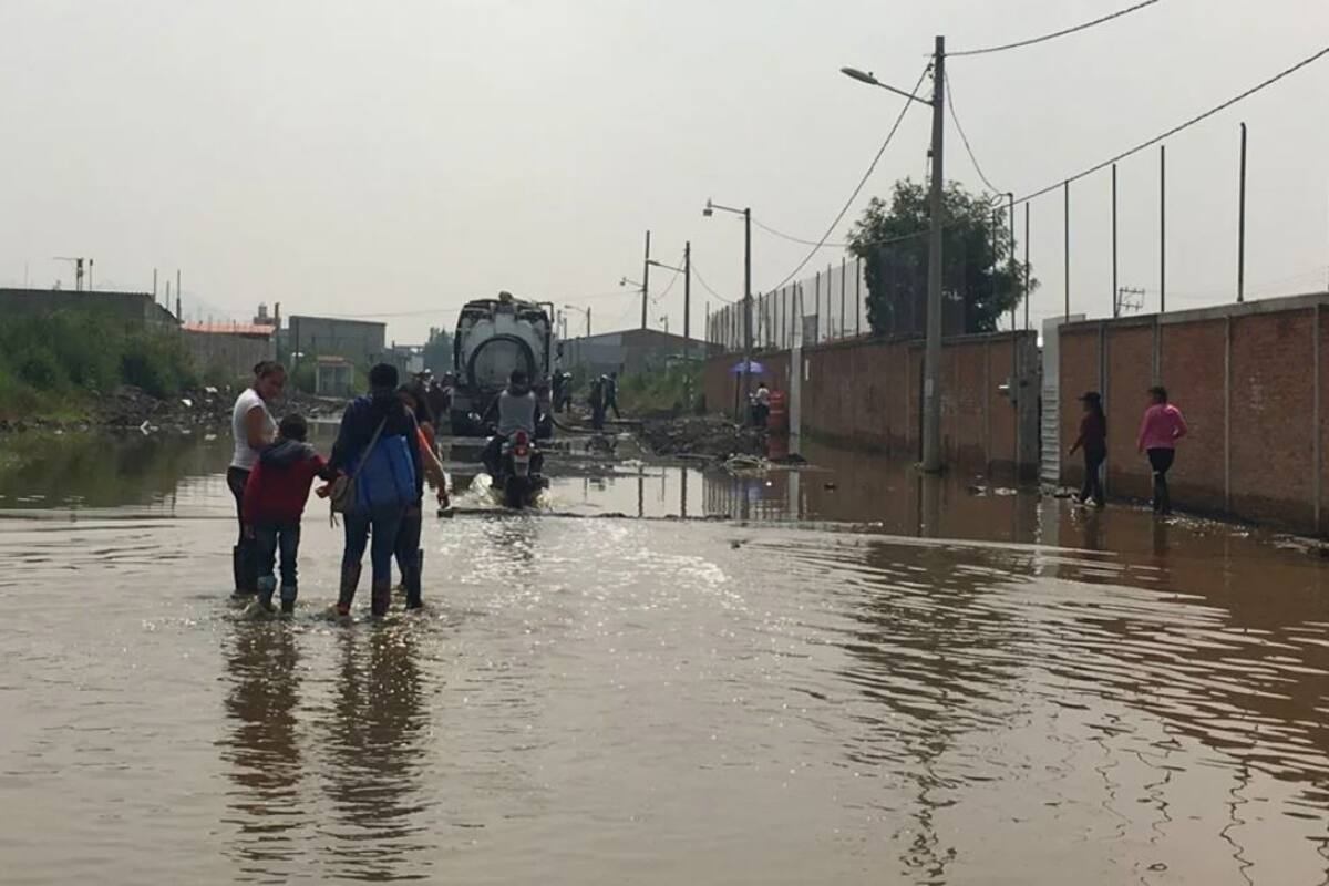 Inundaciones en Edomex: Secundaria en Ecatepec tiene 3 semanas bajo el agua