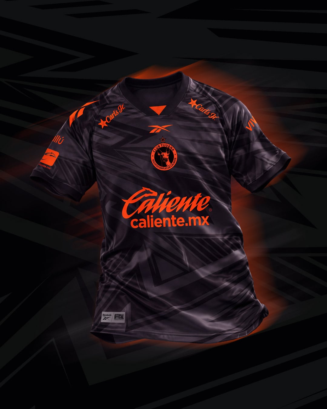 El nuevo jersey alternativo de Xolos estará disponible a partir del 13 de octubre a través de canales seleccionados, incluyendo reebok.mx, XoloShop, xoloshop.com, contenedor Reebok x Xolos, y Tiendas Innovasport de Tijuana. Foto: Cortesía