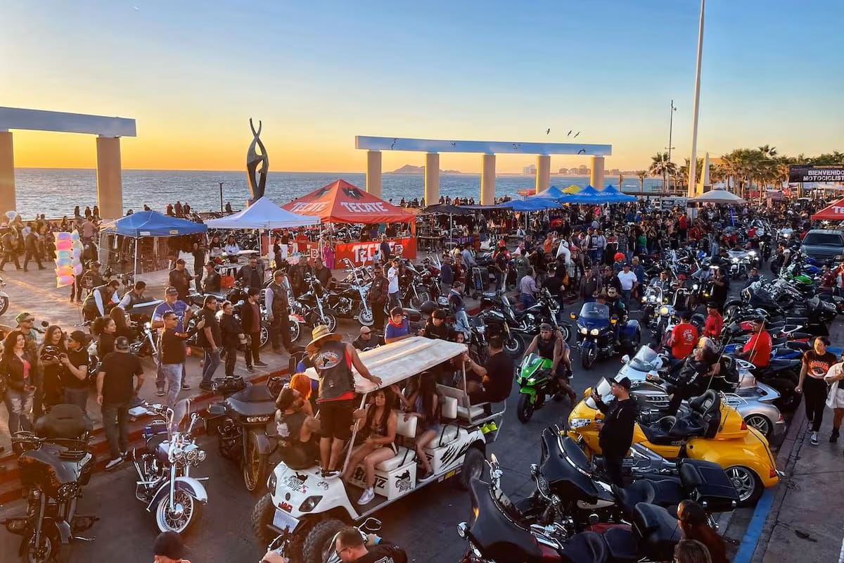 Prevén el arribo de miles de bikers al Rocky Point Rally 2024 de Peñasco