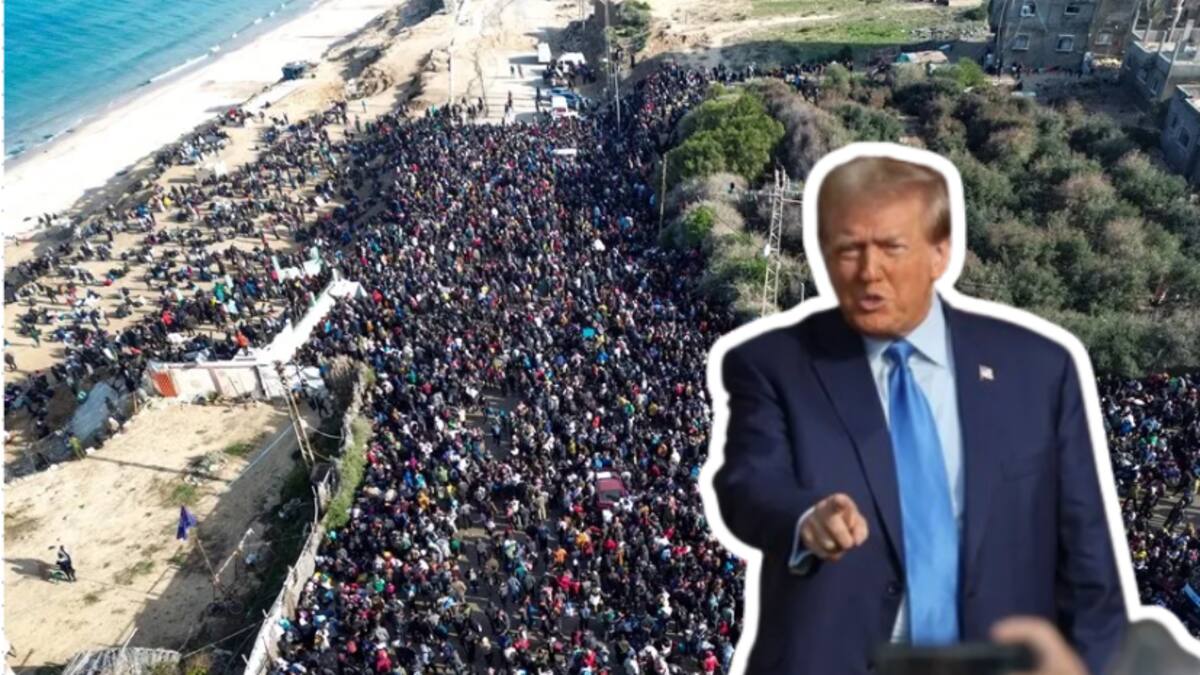 Trump propone reubicar a palestinos de Gaza en Egipto y Jordania, pero enfrenta rechazo internacional