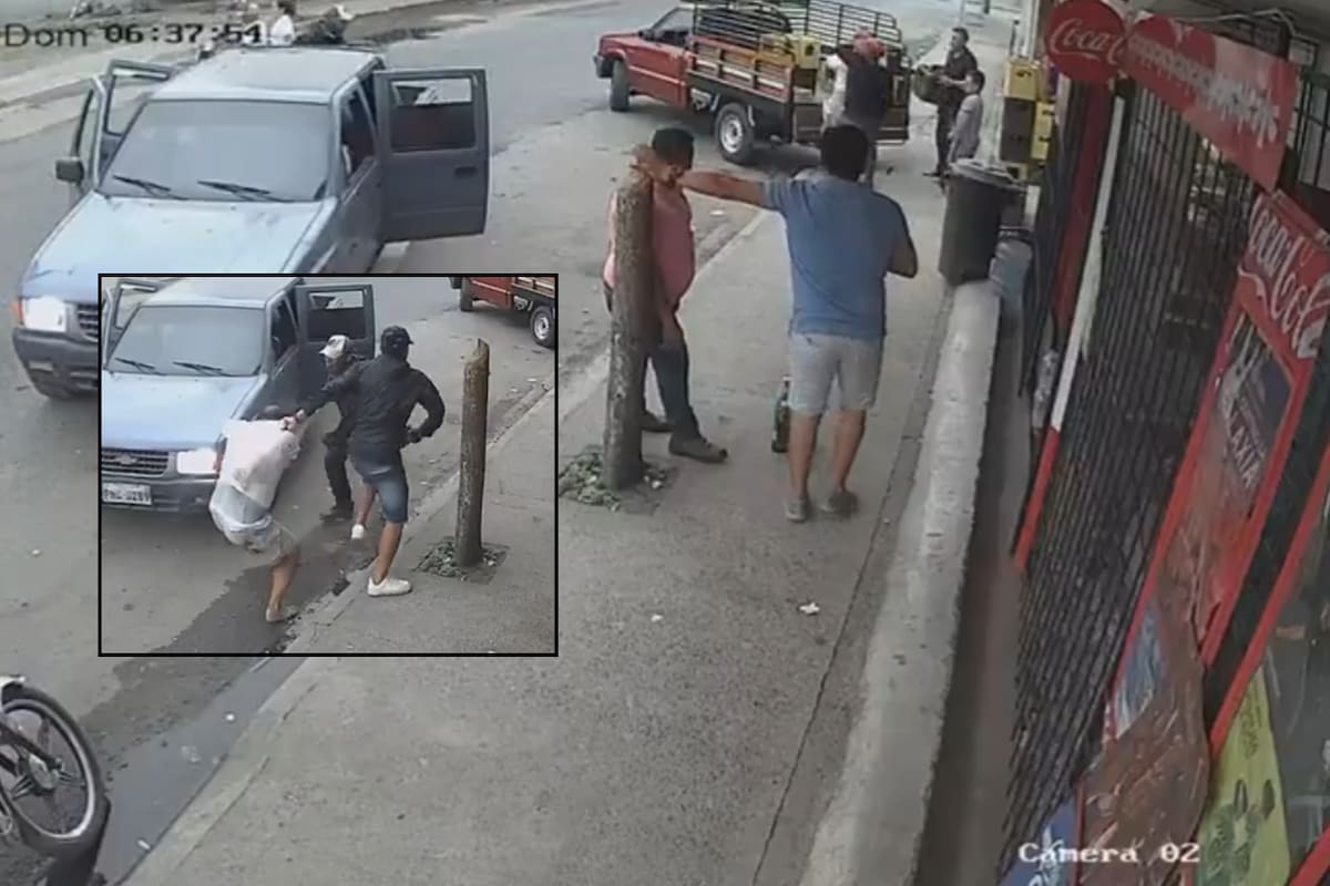 Intento de secuestro en plena vía pública termina en tiroteo