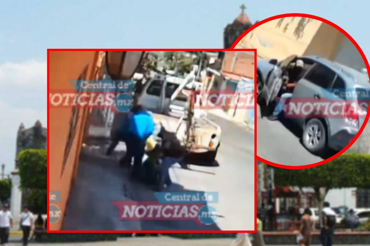 Difunden terrorífico VIDEO de dos sujetos intentando arrebatar un bebé de los brazos de su madre