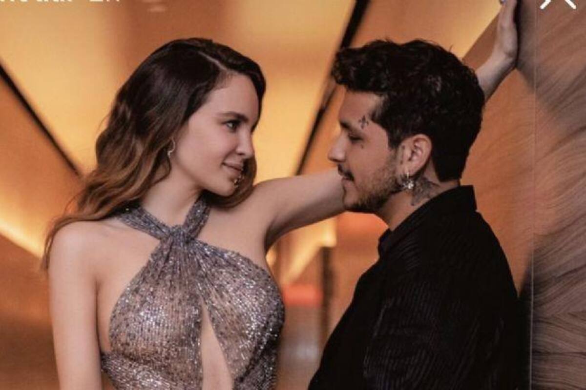 ¿Christian Nodal se borró tatuaje de Belinda?