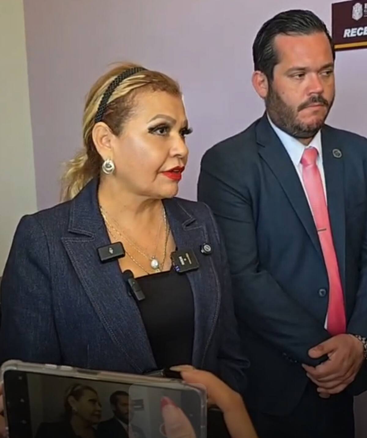 La fiscal general del Estado, María Elena Andrade Ramírez, informó de avances en la investigación de distintos casos.