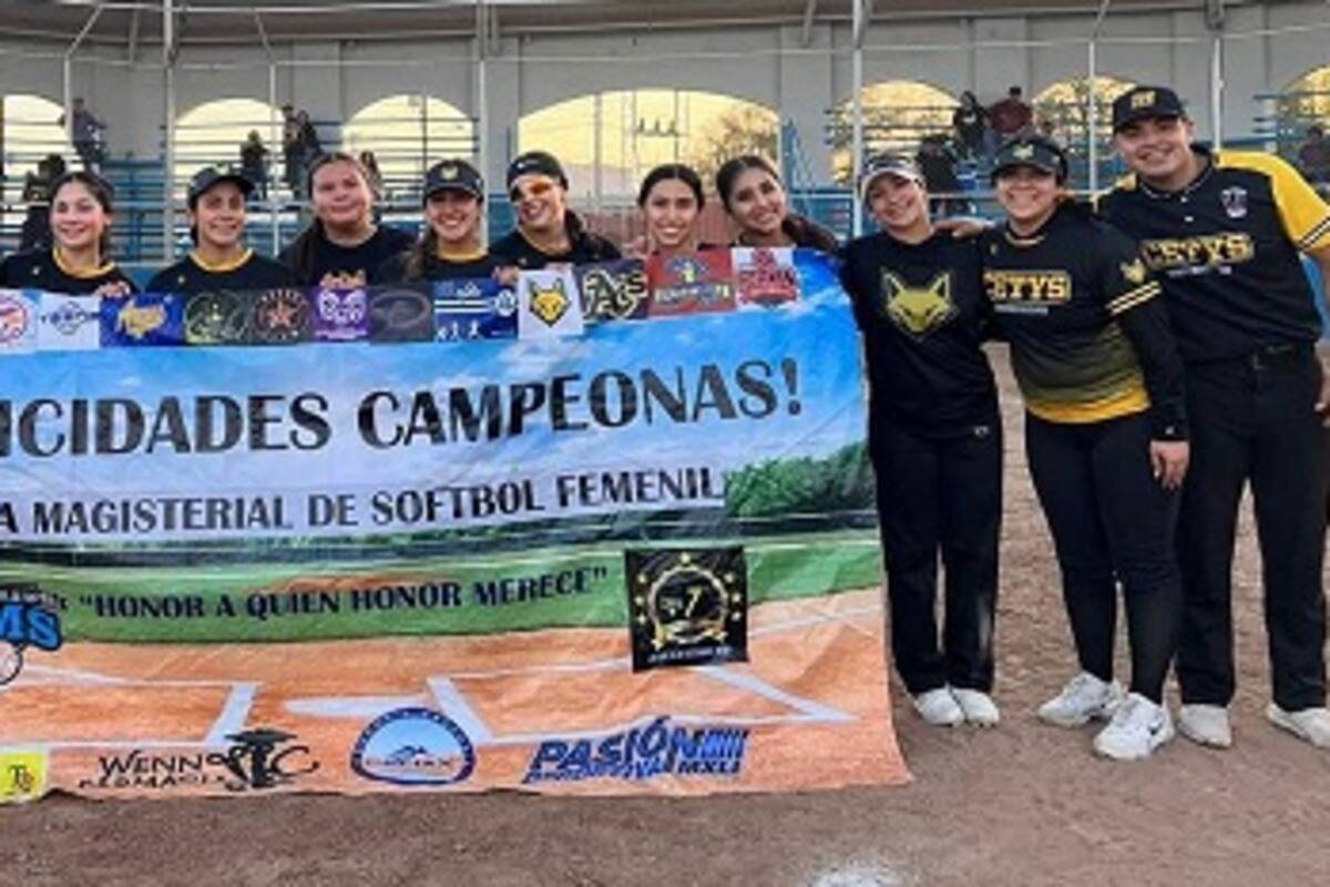 Zorros se proclamó campeón en la Liga Magisterial de Softbol Femenil
