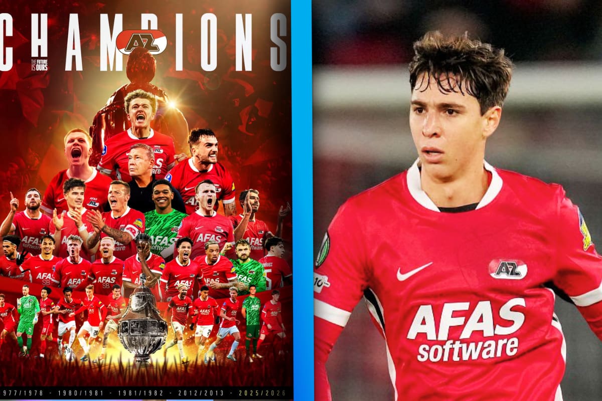 Mateo Chávez es campeón de la Copa de los Países Bajos con el AZ Alkmaar
