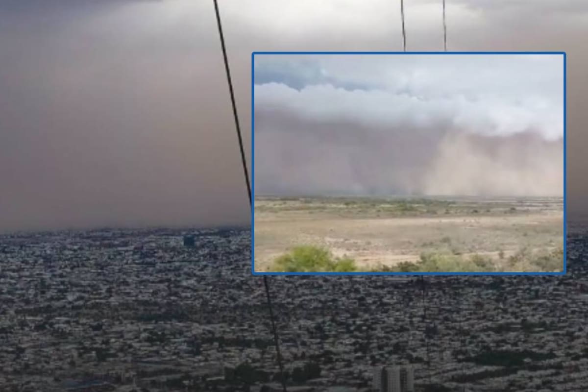 Cierre temporal de escuelas, carreteras y aeropuertos obligaron las tormentas de polvo o tierra en la frontera entre México y Estados Unidos durante el 2025, mientras la OMM alerta que este fenómeno ya afecta a más de 150 países