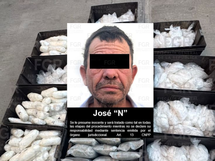 FGR lleva a proceso a una persona asegurada junto con más de 225 kilos de narcóticos