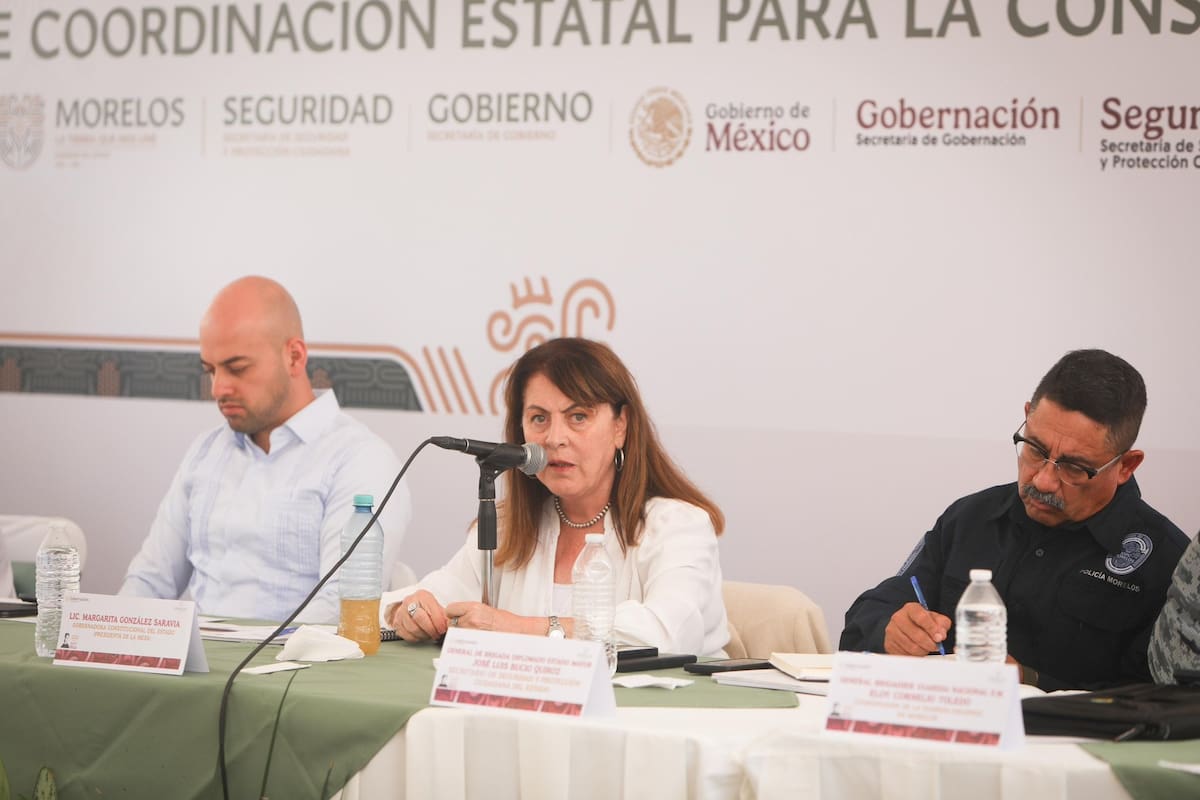 La gobernadora Margarita González Saravia. | Crédito: X @margarita_gs