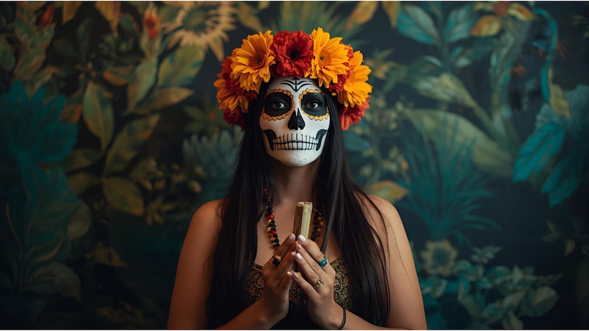 Rituales de Día de Muertos con palo santo significado espiritual y cómo usarlo en tu ofrenda